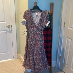 Floral Wrap Dress Son de Flor Large